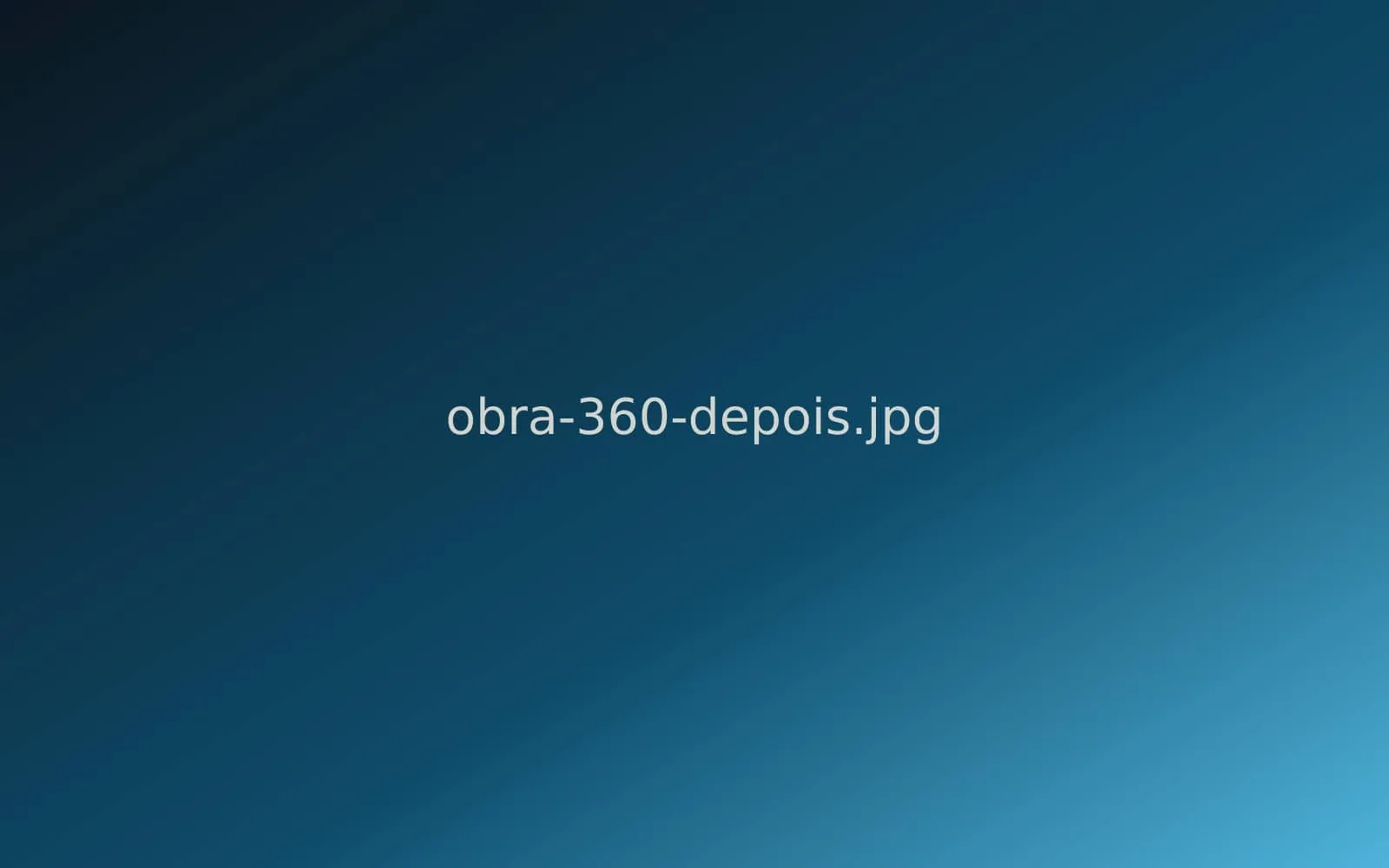 O mesmo canteiro, do mesmo ângulo, meses depois